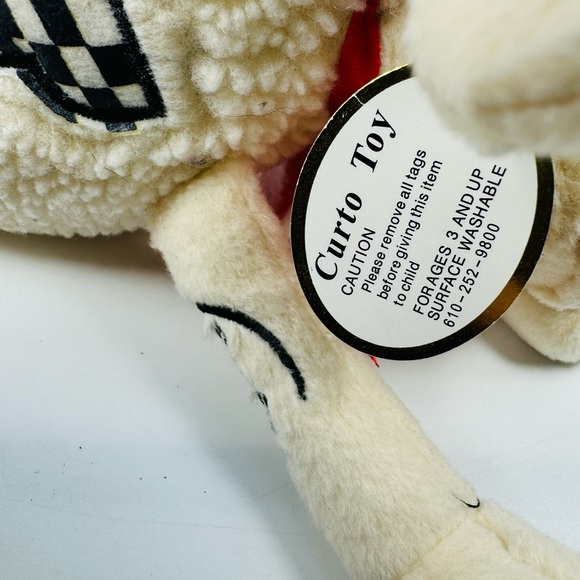 Serta Mattress Counting Sheep # 49 Nascar Brent Sherman Plush Animal Lamb Toy 8" - Picture 6 of 7